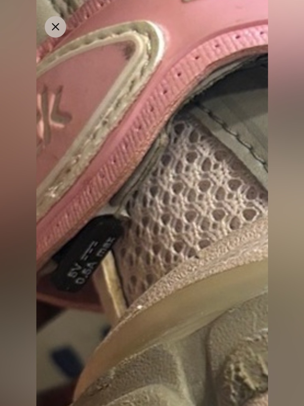 Balenciaga Authentic LED Track Sneakers in Gray and Pink with COA No Box-ON SALE - Picture 5 of 16